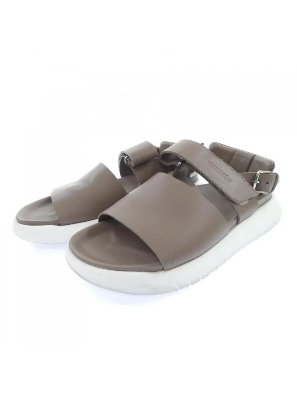Hermes Aquiper Sandals Brown